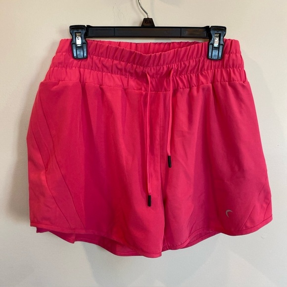 Zyia Active Womens 2XL Vault Shorts Megenta High Rise Drawstring Waist - Picture 1 of 6